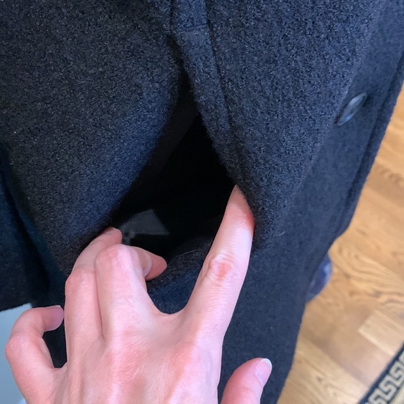 LANDS END …NWOT, Wool blend car coat - Picture 3 of 6